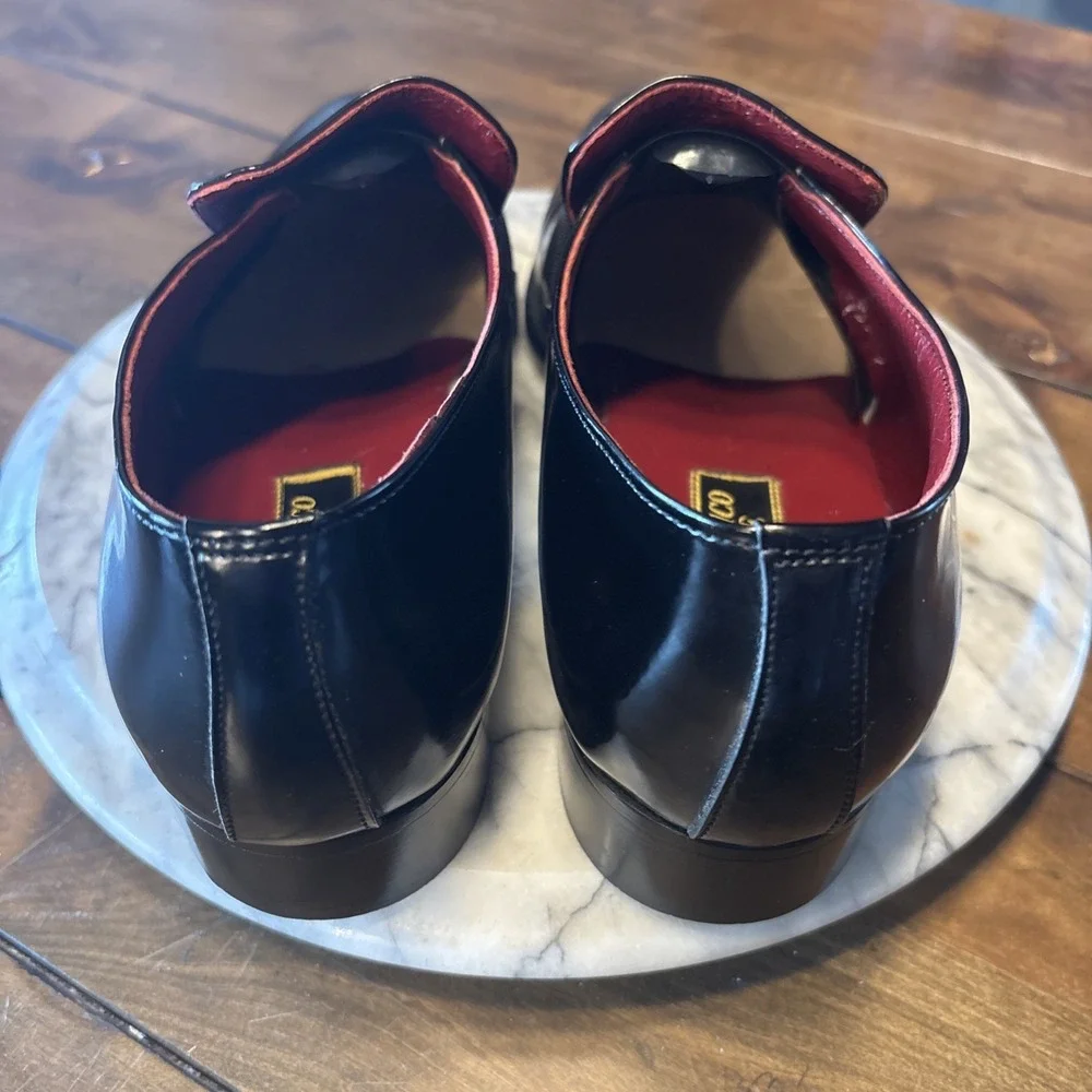 Frederico Leone‎ Tux Shoes Mens US 10 M Black Leather Upper